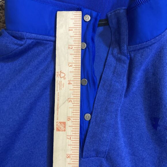 Men’s Medium Under Armour Golf X Storm Cold Gear Blue Pullover - Picture 13 of 13